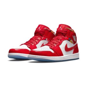 Air Jordan 1 Mid „Red Patent“