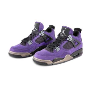 Travis Scott x Air Jordan 4 Retro ‚Purple Suede – Black Midsole‘