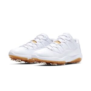 Air Jordan 11 Low Golf ‚White Metallic Gold‘