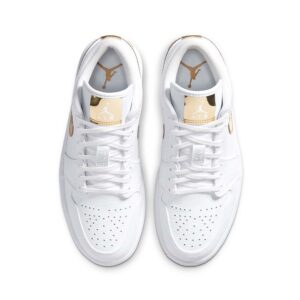 Air Jordan 1 Retro Low WMNS ‚White Metallic Gold‘